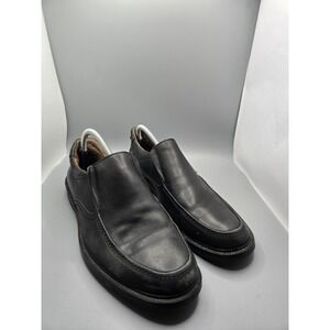 Bass Judson Dress Casual Black Leather Loafer Shoes Men's Size 10 M